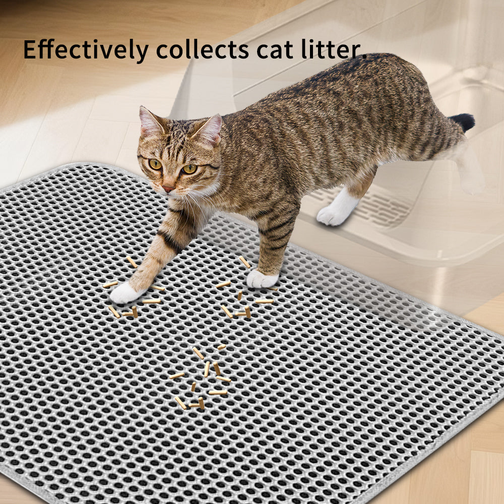 Premium Double-Layer Cat Litter Trapping Mat™